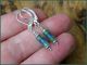 Pi Ancient 2000 Year Old Roman Glass Hill Tribe Silver Leverbacks Sundance Roman photo 4