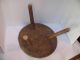 Antique Primitive Wooden Ash Burl Small Milking Stool Bench 3 Legs Mortised Primitives photo 8