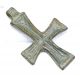 Authentic Crusaders Period Decorated Bronze Cross - Historical Artifact - Qr63 Roman photo 1