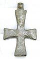 Authentic Crusaders Period Decorated Bronze Cross - Historical Artifact - Qr63 Roman photo 2