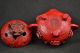 Rare Collectibles Old Decorated Handwork Coral Carving & Frog & Lotus Burner Incense Burners photo 2