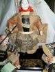 Unusual 4 Vintage Kabuto War Samurai Display Dolls Royal Guards Glass Eyes Armor photo 7