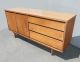 Vintage Danish Mid Century Modern Credenza By Stanley Mfg Co.  Sideboard Buffet Post-1950 photo 1