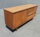 Vintage Danish Mid Century Modern Credenza By Stanley Mfg Co.  Sideboard Buffet Post-1950 photo 3
