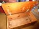 Vintage Cowboy & Indian Western Toy Box Wood / Wooden Chest Trunk W Rope Handles Post-1950 photo 5