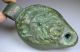 Roman Bronze Oil Lamp God ' S Face Roman photo 2