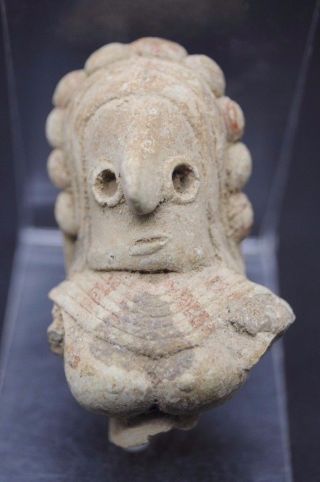 Rare Indus Valley Fertility Idol Torso From The Harappa Culture 3300 - 1200 Bc. photo