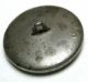 Antique Steel Cup Button W/ Cut Steel Fan Design - 1 & 1/16 