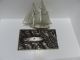 Solid Sterling Silver Yacht Ship Sailboat By Seki Japan Scrap 200 Grams 7 Oz Nr Other Antique Sterling Silver photo 3