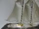 Solid Sterling Silver Yacht Ship Sailboat By Seki Japan Scrap 200 Grams 7 Oz Nr Other Antique Sterling Silver photo 7