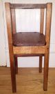 Antique Mission Arts & Crafts Quarter Sawn Oak Smoking Pipe Stand Cabinet 1900-1950 photo 8