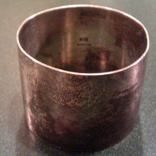 Antique Frank M.  Whiting Sterling Silver Napkin Ring 30.  70g photo