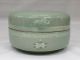 E041: Real Korean Blue Porcelain Ware Covered Bowl By Great Yu Hegan. Korea photo 4