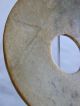 Fine Ancient Chinese Neolithic Period Archaic Celadon Green Yellow Jade Bi Disc Neolithic & Paleolithic photo 7