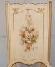 Louis Xiv Vintage 1940 ' S Hand Painted Floral French Side Table 3 Drawers Unknown photo 6