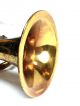 Rare Antique Continental Colonial Cornet Trumpet Horn Case & Bach Mouthpiece Nr Brass photo 3