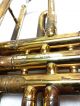 Rare Antique Continental Colonial Cornet Trumpet Horn Case & Bach Mouthpiece Nr Brass photo 6