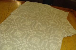 Family Heirloom Weavers Placemats Summer Rose/winter Fell photo