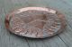 Stylish Arts And Crafts Silvered Copper Dish Stylised Vines Arts & Crafts Movement photo 2