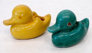 Vintage Ramsing Art Pottery Mid - Century Danish Modern Duck Taper Candle Holder photo