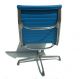 Mid Century Modern Vintage Eames Herman Miller Aluminum Group Chair Blue Retro Mid-Century Modernism photo 3