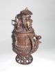 Gold Weight Ashanti Funerary Pot African Bronze Congo Urn Kuduo Container Other African Antiques photo 2