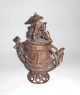 Gold Weight Ashanti Funerary Pot African Bronze Congo Urn Kuduo Container Other African Antiques photo 4