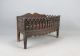 Antique Victorian Cast Iron Fireplace Coal Basket Wood Log Grate Late19th C Fireplaces & Mantels photo 3