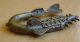 Old Figurative Goldweight 26.  5 Gr Sawfish Outstanding Bronze Akan Ashanti Other African Antiques photo 9