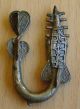 Old Figurative Goldweight 26.  5 Gr Sawfish Outstanding Bronze Akan Ashanti Other African Antiques photo 2