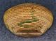 Native American Basket Antique Hand Woven Small Fine Tight Western 5 In. Native American photo 1