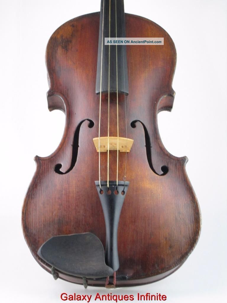 Antique 19th Century Violin Circa 1880 String photo