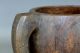 Rare Late 18th C American Wooden Carved Tavern Mug In Grungy Surface Primitives photo 5