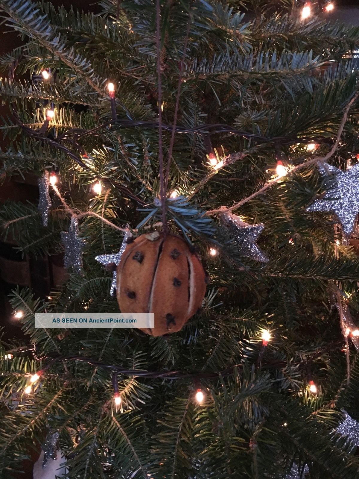 Colonial Handmade Dried Orange Cloves Christmas Tree Ornaments Bowl Fillers Primitives photo
