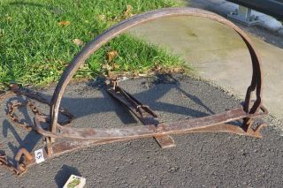 Antique Xl Old Snap Trap,  Hunting,  Bird/animal Trap,  Fangeisen,  Schlageisen photo