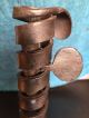 Adjustable Spiral Courting Candleholder Americana Folkart Iron Vintage Primitive Primitives photo 7