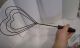 Heart Shaped Vintage Rug Beater With Wooden Handle 17 1/2 