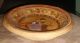 Wooden German Bowl Hand Painted 7 - 1/2 
