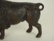 Antique Cast Metal Brass? Buffalo Bison Sculpture Figurine,  Statue Western Decor Metalware photo 4