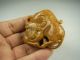 Antique Chinese Hand - Carved Jade Pendant Cattle 1717 Necklaces & Pendants photo 1