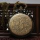 Chinese Collectable Brass Handwork Dragon Pattern Lid Pocket Watch Csyb422 Tables photo 2