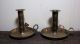 Pair Vintage Mid Century Taper Candle Holders Antique Home & Garden Finger Lamps Primitives photo 9