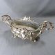 Antique French Metal Table Pot Planter Jardiniere Silver Plated 19th Century Metalware photo 3