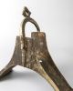 2 Antique Engraved Brass Turkish Riding Stirrups Rustic Collectible Other Ethnographic Antiques photo 10