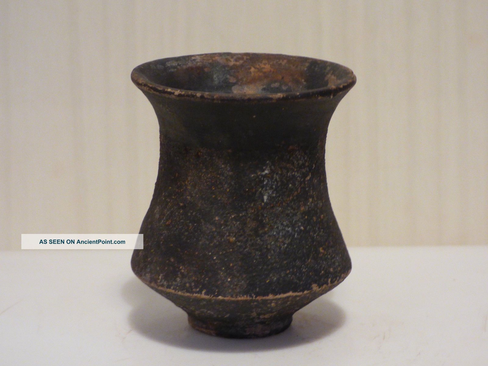Roman Gaulish Colour Coated Pottery Beaker.  Early Form.  C.  0 - 50 Ad Roman photo