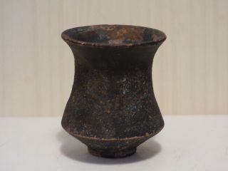 Roman Gaulish Colour Coated Pottery Beaker.  Early Form.  C.  0 - 50 Ad photo