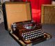 Antique Exotic Mahogany Wood Royal P Typewriter From 1934 - Perfect Typewriters photo 1