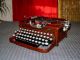 Antique Exotic Mahogany Wood Royal P Typewriter From 1934 - Perfect Typewriters photo 3