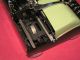 Fabulous Groma N Typewriter.  1950s.  Two Tone:apple Green - Black. Typewriters photo 9