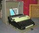 Fabulous Groma N Typewriter.  1950s.  Two Tone:apple Green - Black. Typewriters photo 1